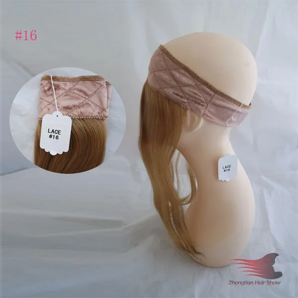 

14inch #2#4#6 #8#10#12 jewish wig grip lace front band With Human Hair, N/a