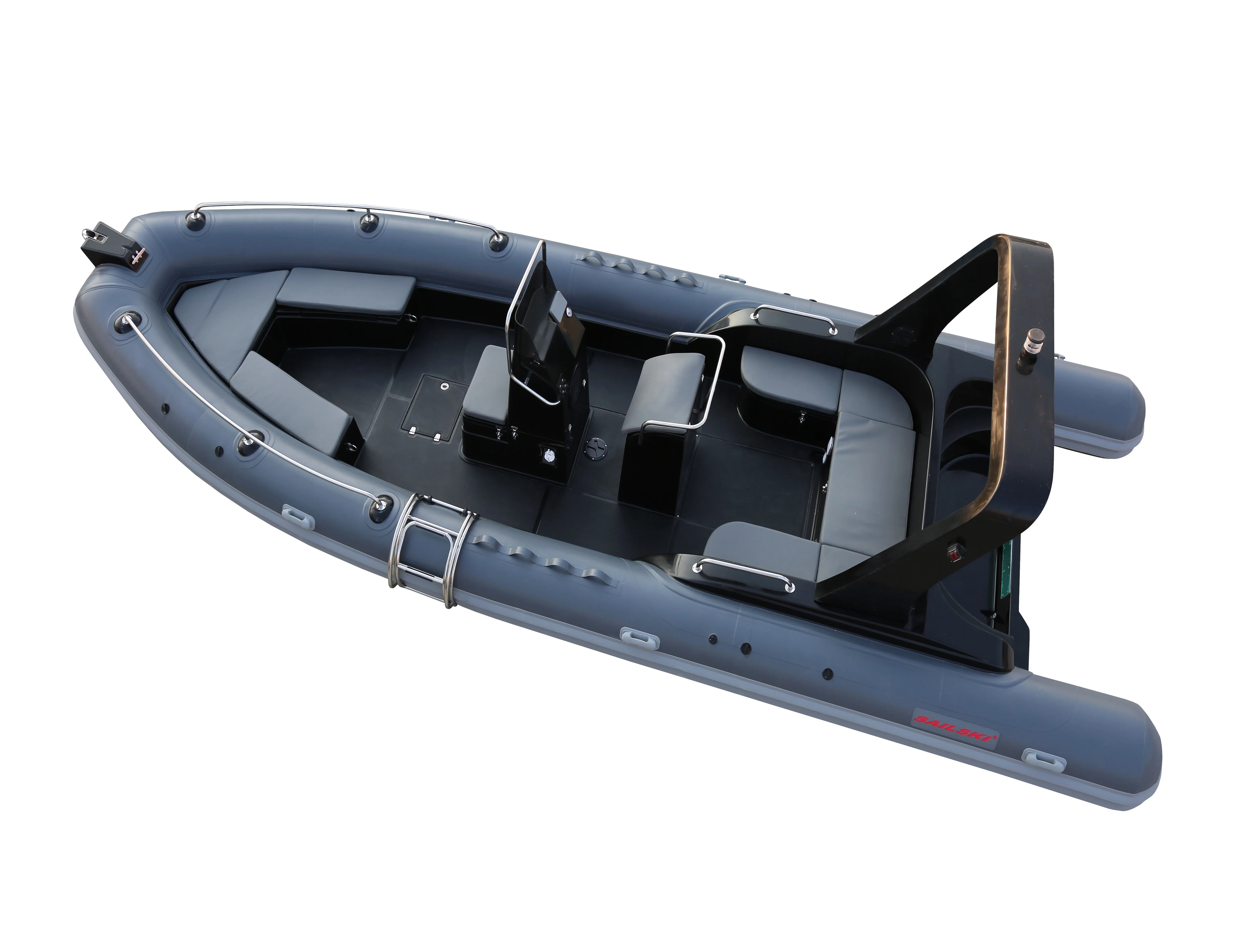 

SAILSKI rigid inflatable boat from 2.3m to 7.6m length ( fiberglass hull and deck)