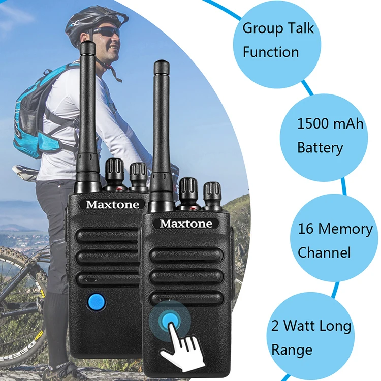 Long Range Two Way Radio Quality Walkie Talkie Waterproof 8KM Distance (Black) 5