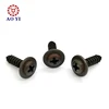 Iron round head black oxide screw from durable superior