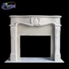 White indoor decoration stone fireplace mantel for sale NTMFI-088Y