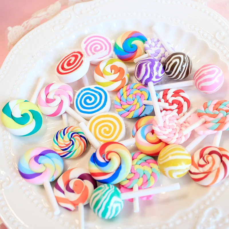 

Free Shipping Rainbow Kawaii DIY Suger Ice Cream Phone Case Making Artificial Glitter Ornament Resin Cabochons Lucky Bag