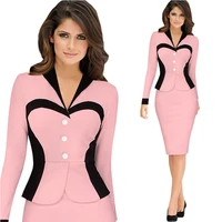

2019 New 3 Colors Cheap Women Dresses Casual Office Clothes
