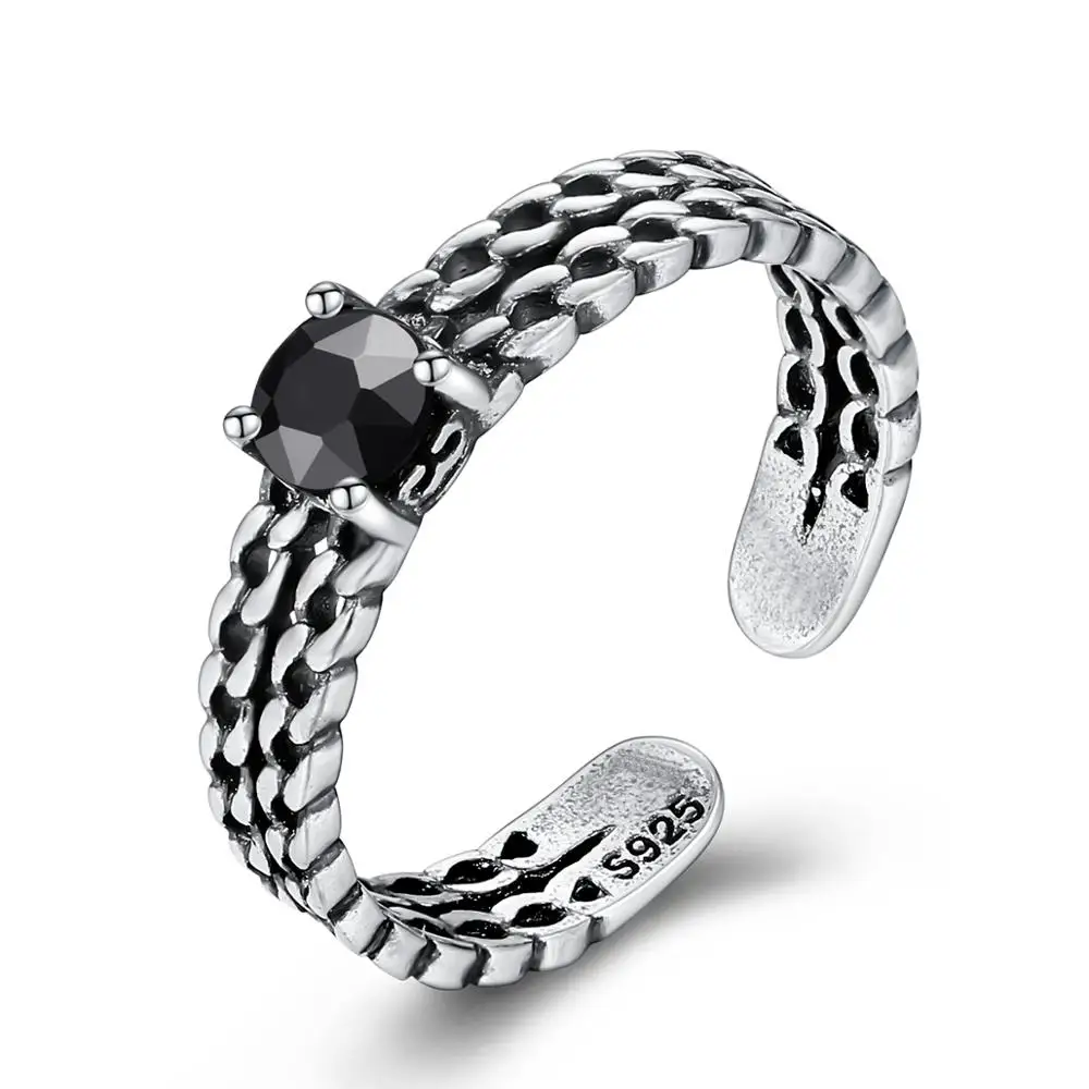 women's wide band silver rings