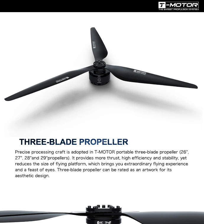 Carbon Fiber Prop Propeller For Heavy Multirotor Helicopter Uav Aircraft Plane Quadcopter Uav