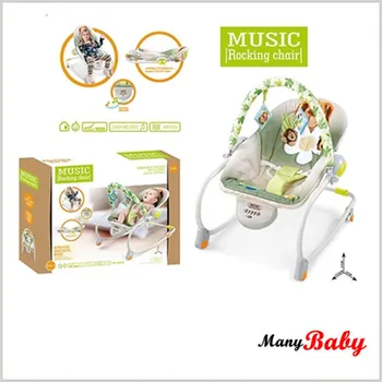 Multifunction Baby Bouncer With Music,Baby Rocking Chair,Can Swing Can