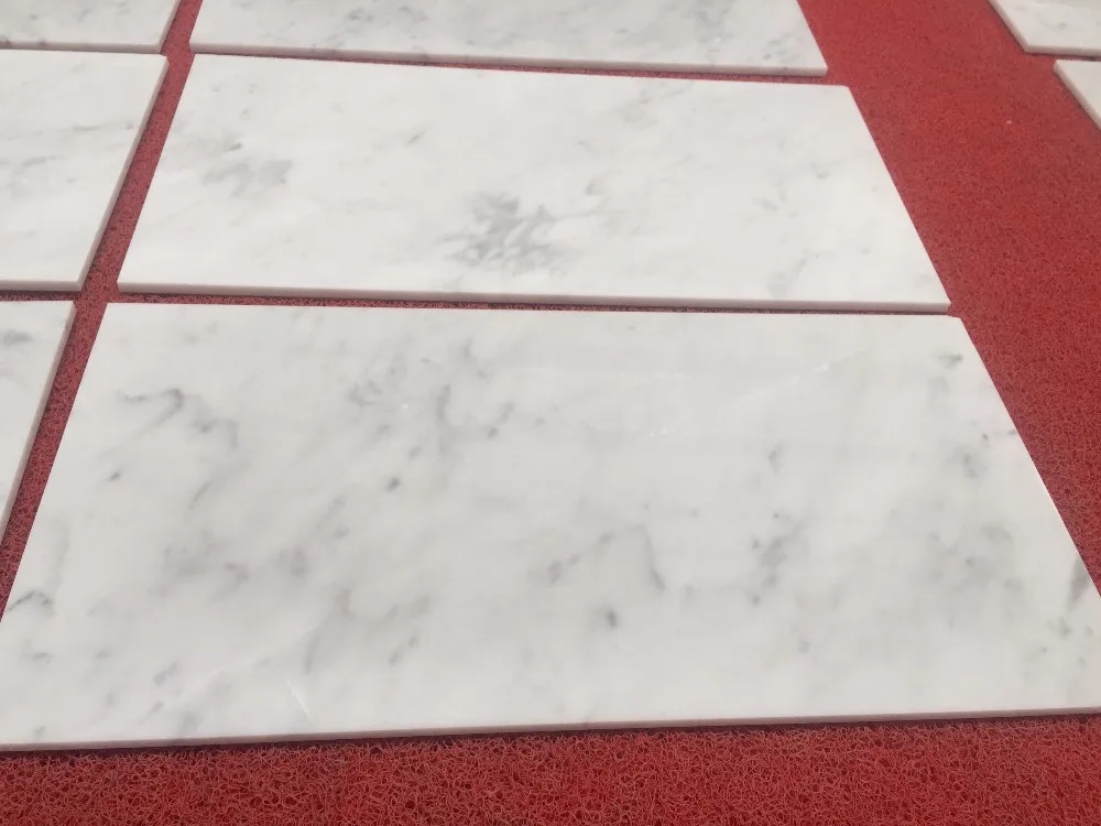 White Harga Marmer Carrara White Marble Slab Stone Carrera Marble For ...