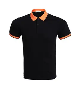 Elasticity Short Sleeve Logo Printed Two Color Men Women Work Polo T Shirt Elasticity Short Sleeve Logo Printed Two Color Men Women Work Polo T Shirt