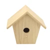 Lasted design simple outdoor breeding wooden bird house nest ibei