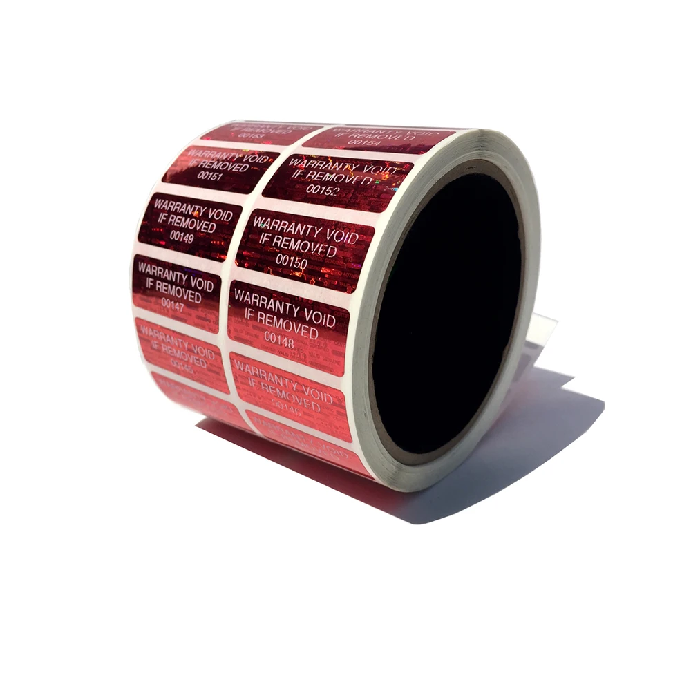 Free Sample Heat 3d Logo Hologram Anodized Aluminium Paper Seal Sticker