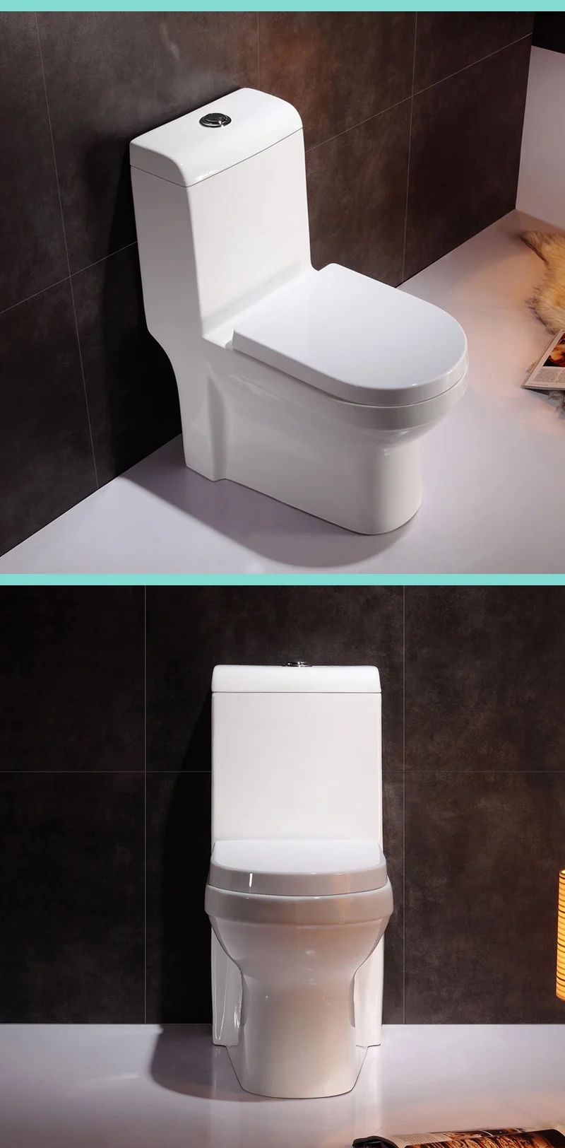 870 Chinese manufacturer cheap siphonic one piece toilet