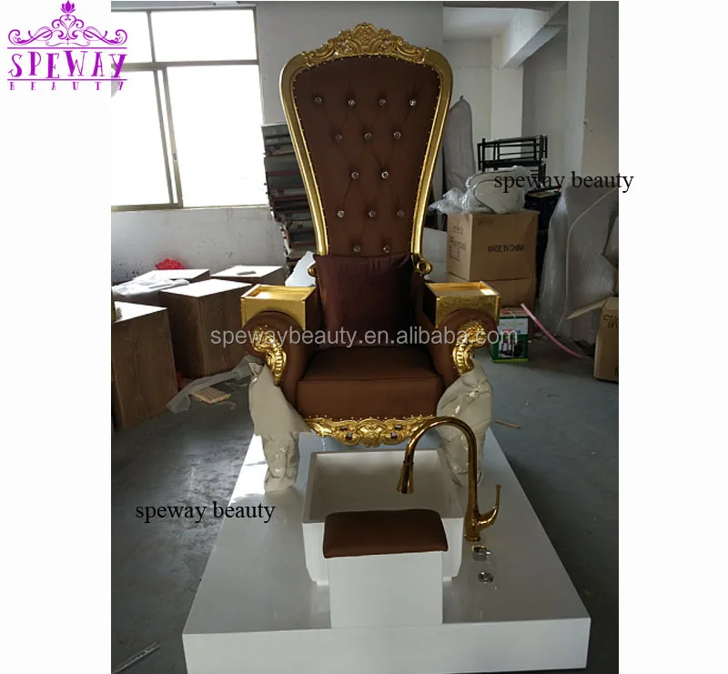 
New style ergonomic pipeless portable pedicure chair square sink for beauty salon shop 