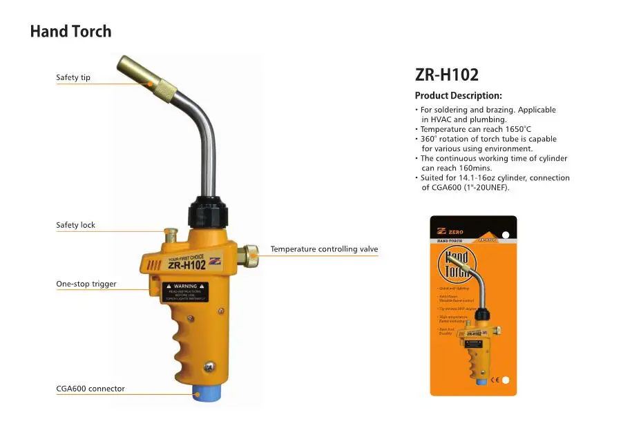 Welding Tools Copper Pipes And Aluminum Tubes Torch Handle,Mapp Gas