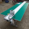 factory price aluminum profile section pvc white conveyor belt with working tables assembly line
