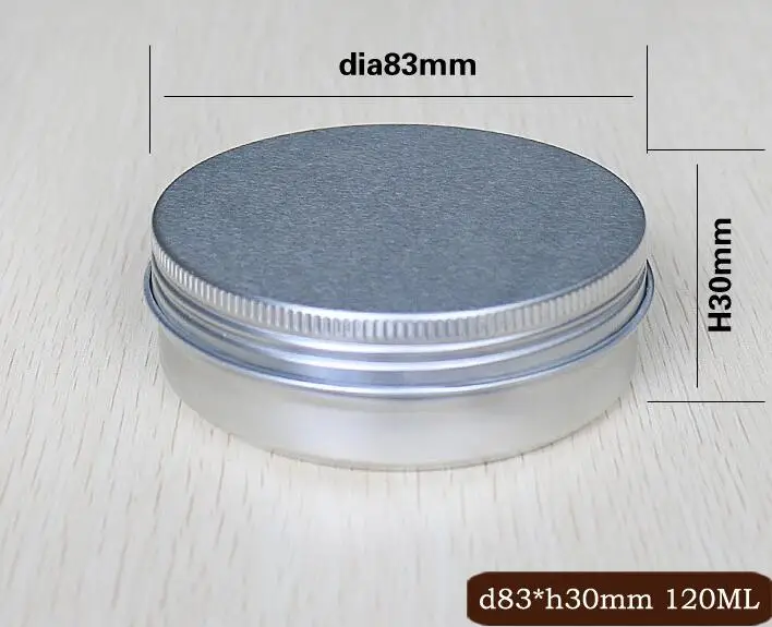 round metal tin container