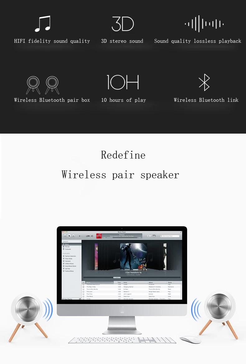 2019 new design Wireless Speakers Outdoor Portable Mini Speaker With Answerable call - ANKUX.COM