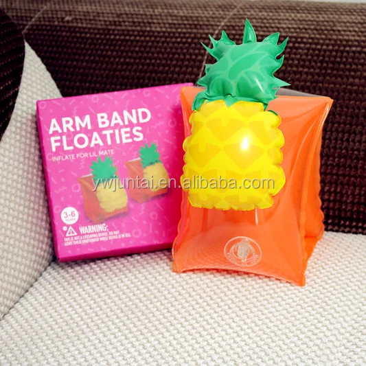 

Cartoon Pineapple Inflatable Arm Bands for Kids, Floatation Sleeves Floats Tube Water Wings Swimming Arm Floats