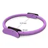 Double Handle Fitness Thigh Toner Colorful Exercise Circle Pilates Resistance Ring Tool