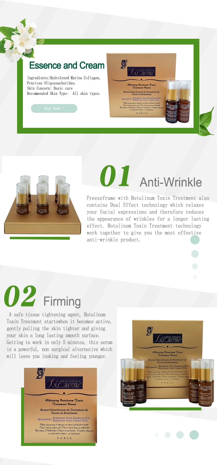 botulinum cream face