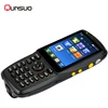 Anti sliding rugged android pda barcode laser scanner with hand belt