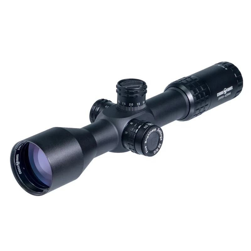 

Hunting scopes COBRA FANGS FFP3-12x44E Riflescope illuminated Red/Green Rifle scope 1/10MIL 30MM