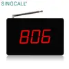 SINGCALL Wireless Pager Cafe Call Systems Led Number Display
