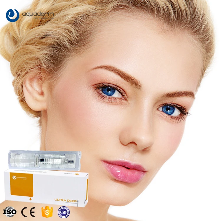 

Aquaderm long lasting hyaluronic acid nmf injectable facial fillers