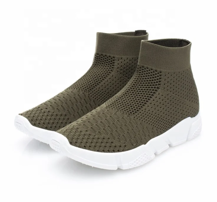 

2019 Women and men breathable high-top sports leisure mesh casual shoes