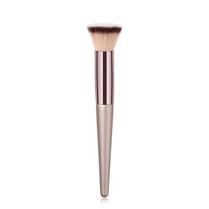 

10pcs/lot Flat Top Kabuki Brush Face Makeup Brush Powder Foundation Blush Bronzer Cosmetics Beauty Tool Round/Flat, Customized color