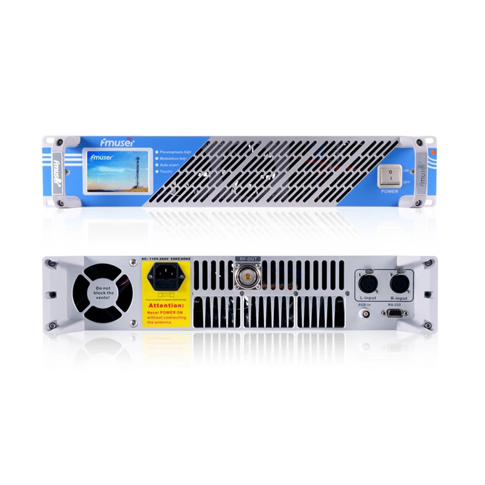 

FSN-1000T DSP 1000W 1KW FM Radio Broadcast Transmitter with touch screen For Radio Stations 20-30km