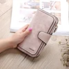 HOT SALE KOREAN SIMPLE WOMEN WALLET FASHION LONG TRIFOLD LADIES PURSE LARGE CAPACITY WRIST BAG