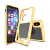 A046 New Coming Hot Selling Crystal Acrylic Transparent Holes for Pope TPU PC Phone Case for Iphone X