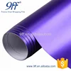 9ff 1.52*20M Wholesale Car Adhesive Vinyl Rolls Matte Chrome Black Car Vinyl Wrap