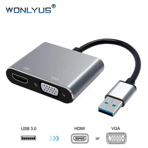 to HDMI VGA Adapter Windows Computers