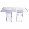 2018 manufacturer customized acrylic wedding table clear with Good quality