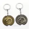 Where and Find to Them Keychain Bear Cranes Tiger Eagle Deer Key chains Fantastic Beasts Key ring