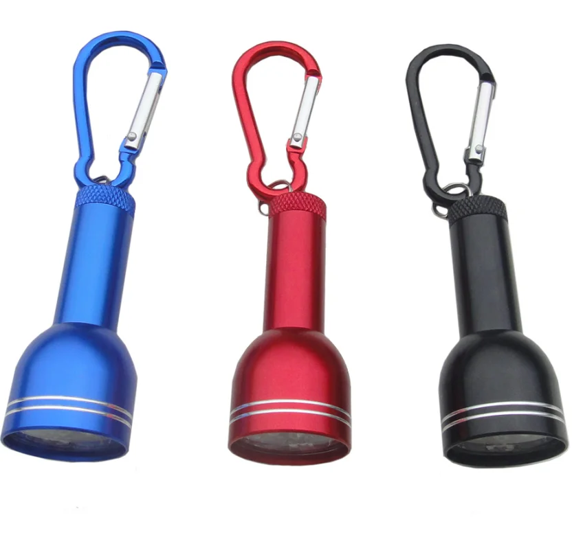Aluminum Carabiner Clip Key Led Flashlight Torch With Carabiner Buy