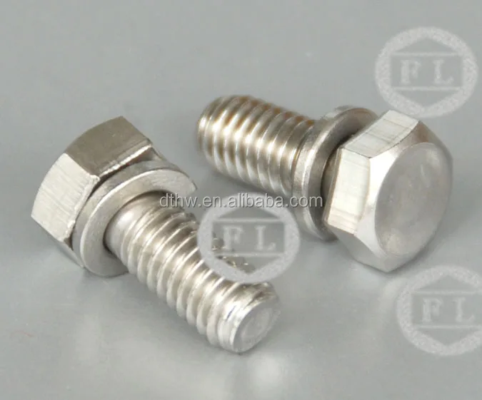 
SS304/316 high Quality stainless hex bolt 