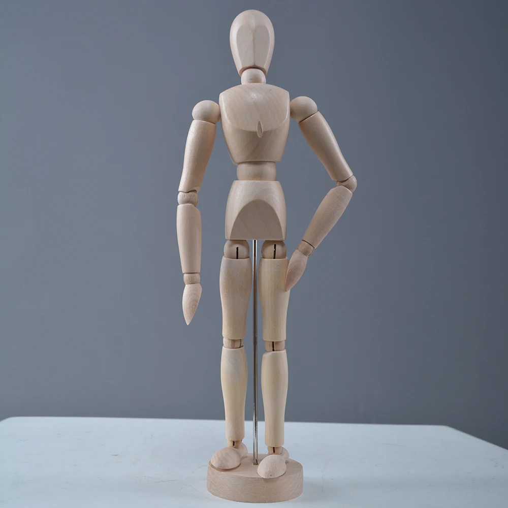 艺术家素描绘图模型图木材木偶人体模型