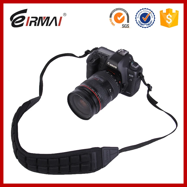 Black color decompression soft neoprene camera neck strap with color box Black color decompression soft neoprene camera neck strap with color box