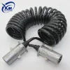 Excellent Material 7 Core Trailer Cable With Plugs Used On Truck 12/24v Electric Cable