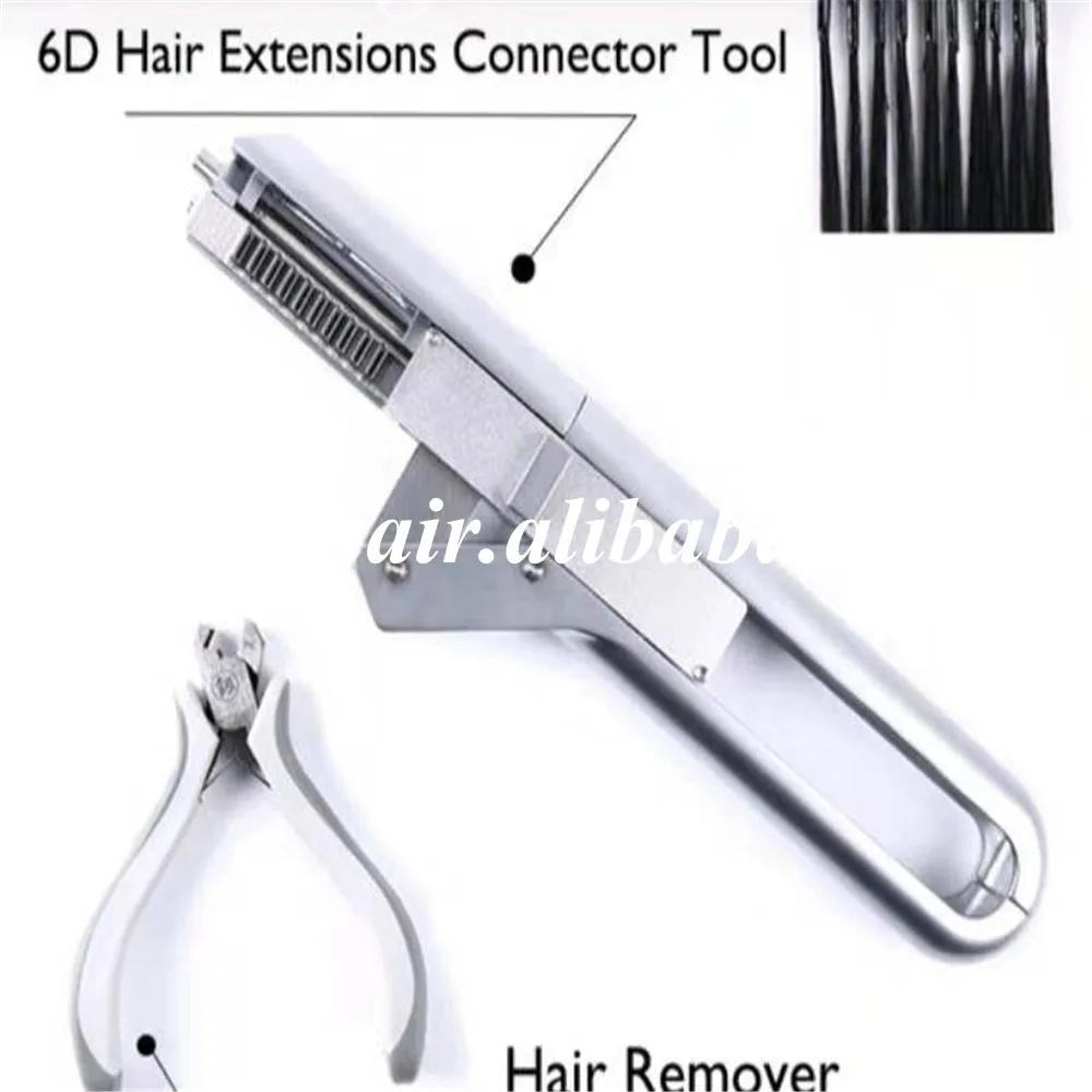 

6D1 and 6D2 hair connect removal pliers salon and beauty equipment 6D hair extension machine, White