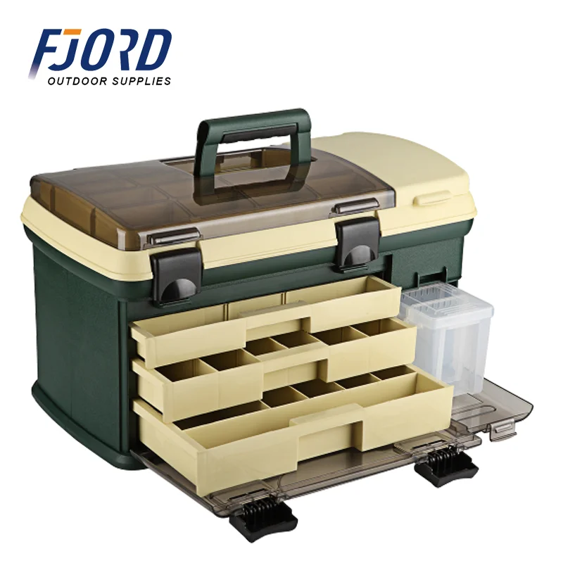 Fjord Tool Box Fishing Box High Strength Portable Assortment Waterproof Multifunction Plastic