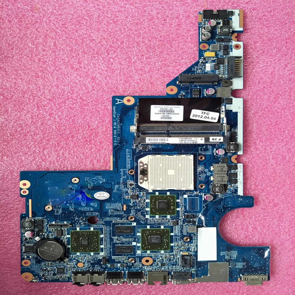 Laptop Motherboard For HP G42 CQ42 CQ62  632184-001 632184-501 623915-001 100% Tested System board