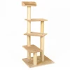 Pet Supplier Simple Design Cat Climbing Tree with Stairs Sisal Rope Post
