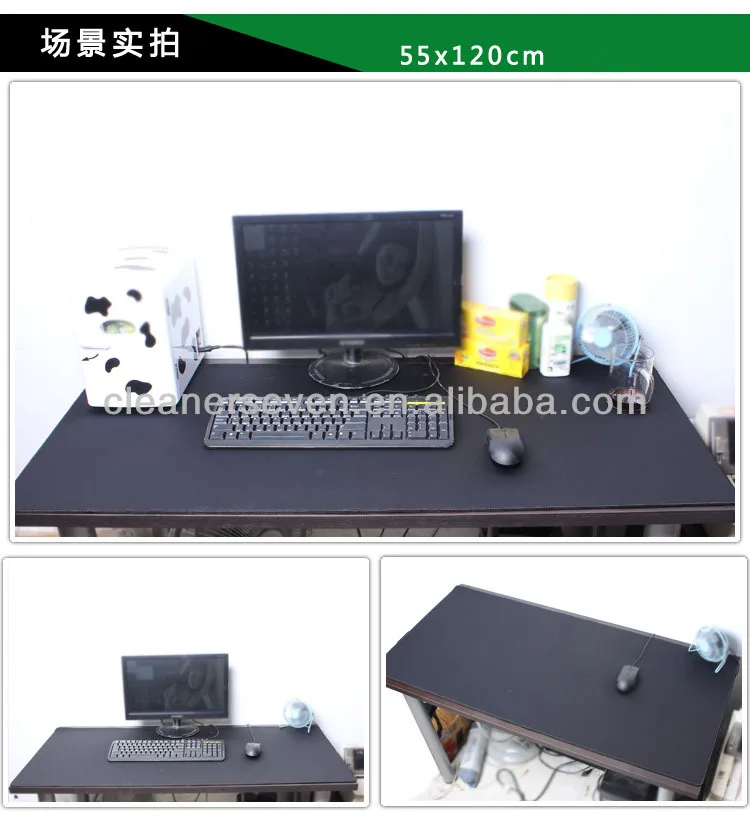 High Grip Rubber Desk Pad Smooth Table Mat Big Rubber Desk Pad