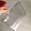 New Simple Machine Making Transparent Custom Folded Handle Plastic Suitcase Box