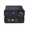 DAC SPDIF optical/Coaxial audio to R/L and 3.5mm stereo audio converter decoder with Headphone amplifier and volume knob