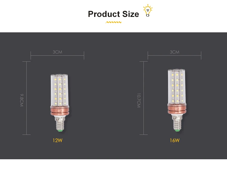 16w Led Corn Light,Led Corn Bulb with Super High Lumen