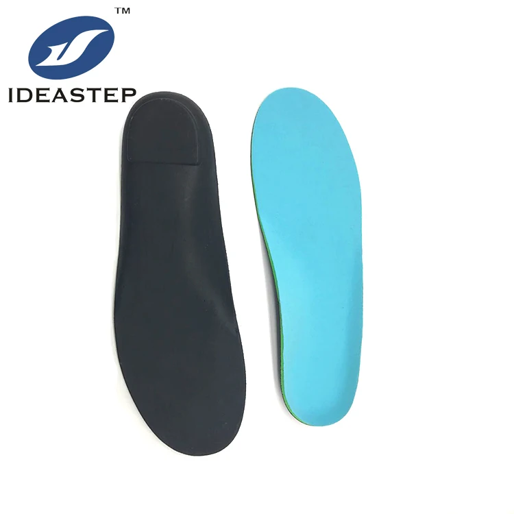 

Ideastep active person arch cushion and support foot balance sport orthotic insoles with heel posting, Blue+black